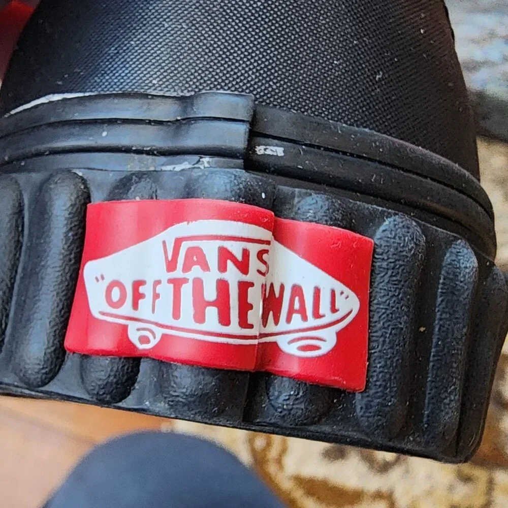 VANS Marvel Black Widow Classic Slip On Sneakers Size 6.5 Women